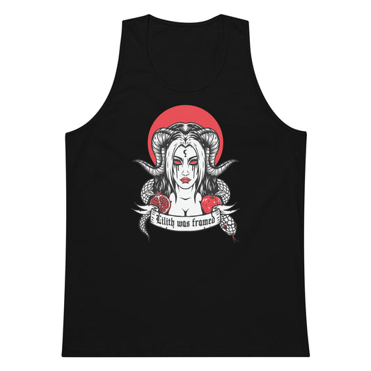 Lilith Was Framed Men's Premium Tank Top