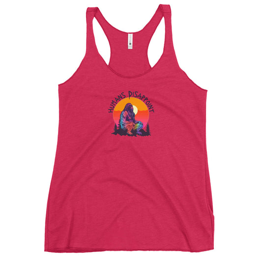 Humans Disappoint Women's Racerback Tank